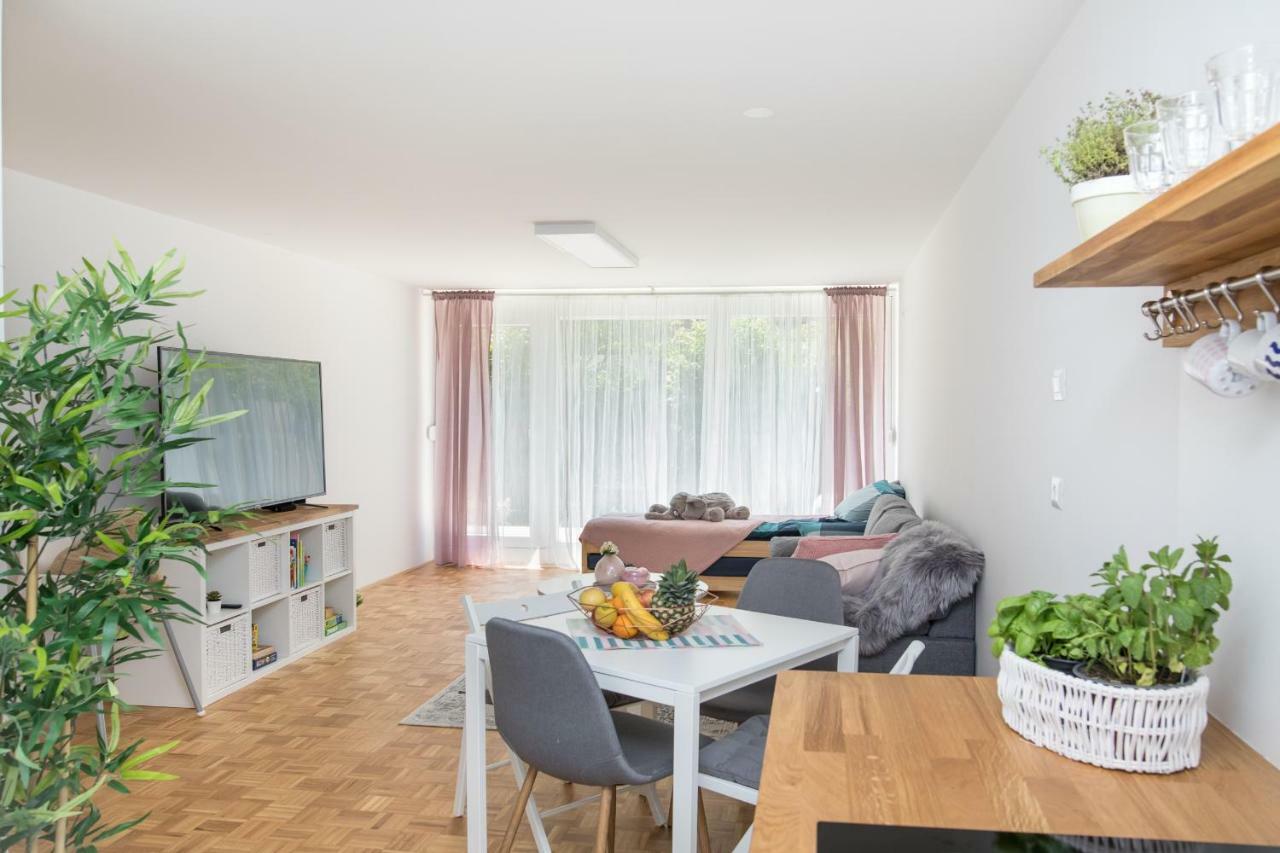 Family Apartment With Garden Ljubljana Luaran gambar